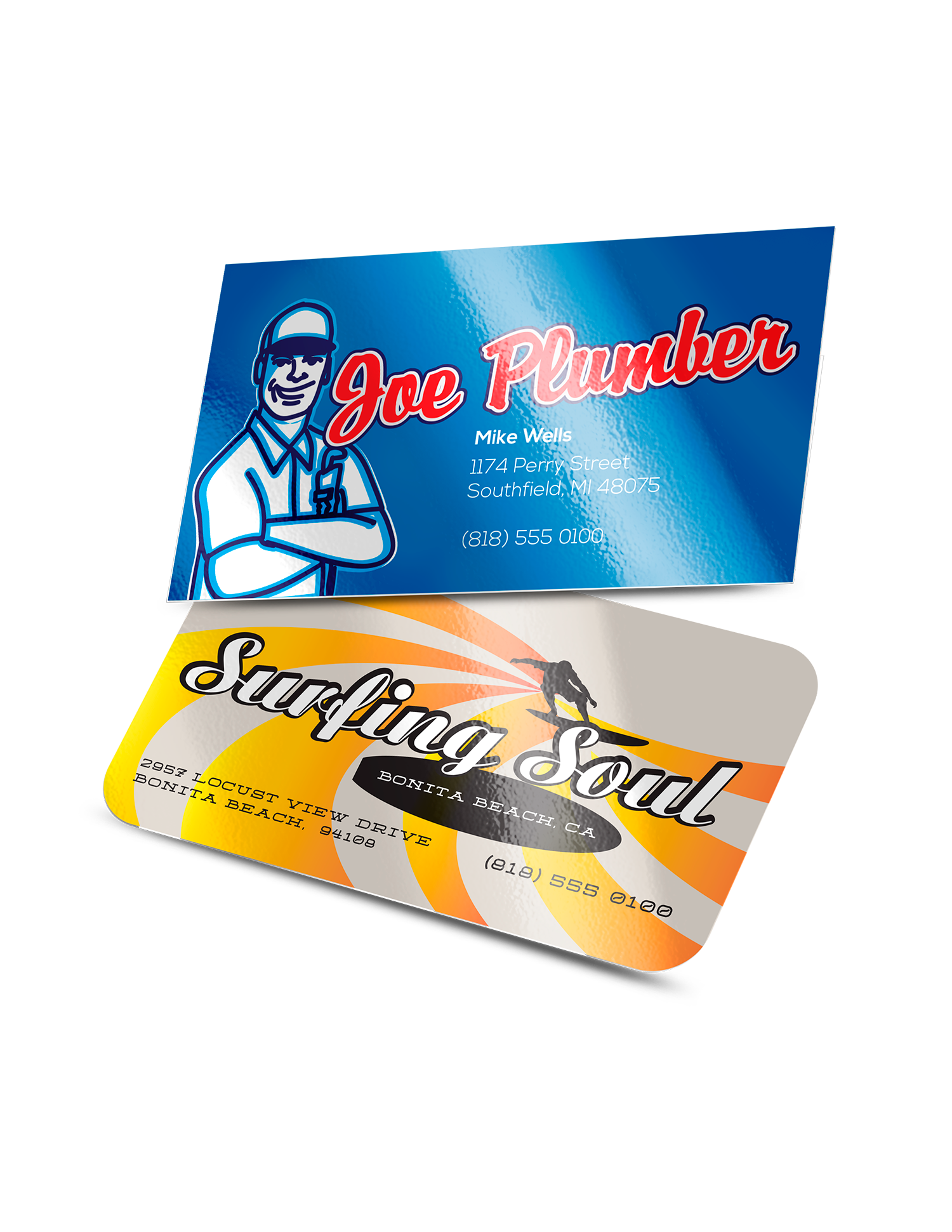 Luster Business Card Printing - Full Color Printing Services - Roseville Printing California